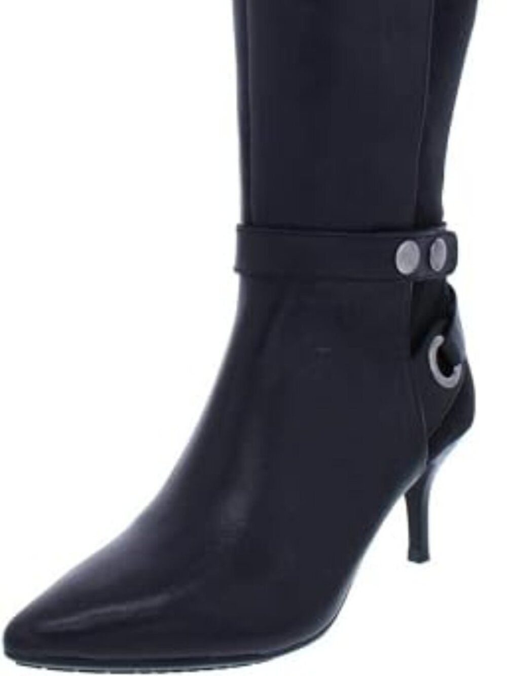 Tahari Womens Tabor Wc Leather Pointed Toe Knee High Fashion Boots Size 8